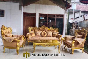 Model Sofa Tamu Mewah Klasik Golden Duco Victorian MJ-7