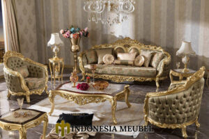 Sofa Tamu Jepara Mewah Ukiran Klasik Majestic Style MJ-45