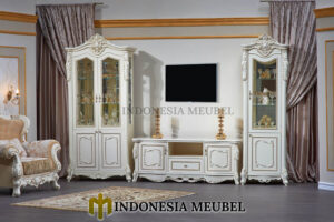 Bufet TV Mewah Jepara Klasik Luxury Style Carving MJ-69