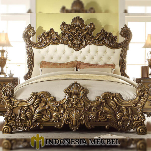 Desain Tempat Tidur Mewah Gloria Kingdom Carving MJ-97.1