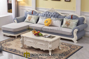 Sectional Sofa Luxury Classic Carving Duco Color TPK MJ-64