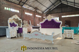 Set Tempat Tidur Mewah Duco Combine Color Luxury Design MJ-67