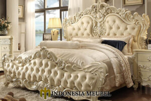 Tempat Tidur Mewah Ukiran Klasik Duco Elegant Design MJ-66