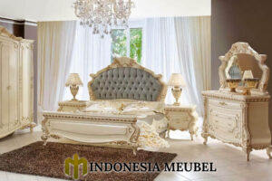 Tempat Tidur Mewah Venezia Luxury Carving Classic Style MJ-100