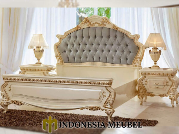 Tempat Tidur Mewah Venezia Luxury Carving Classic Style MJ-100.1