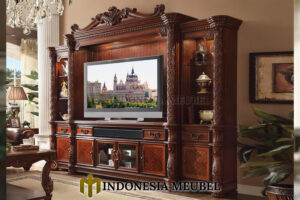 Bufet Tv Jepra Mewah Luxury Natural Design MJ-117