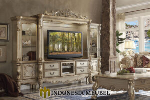 Bufet Tv Mewah Jepara Luxury Carving Victoria MJ-118