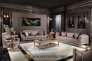 Set Sofa Tamu Mewah Modern Elegant Carving Classic MJ-135